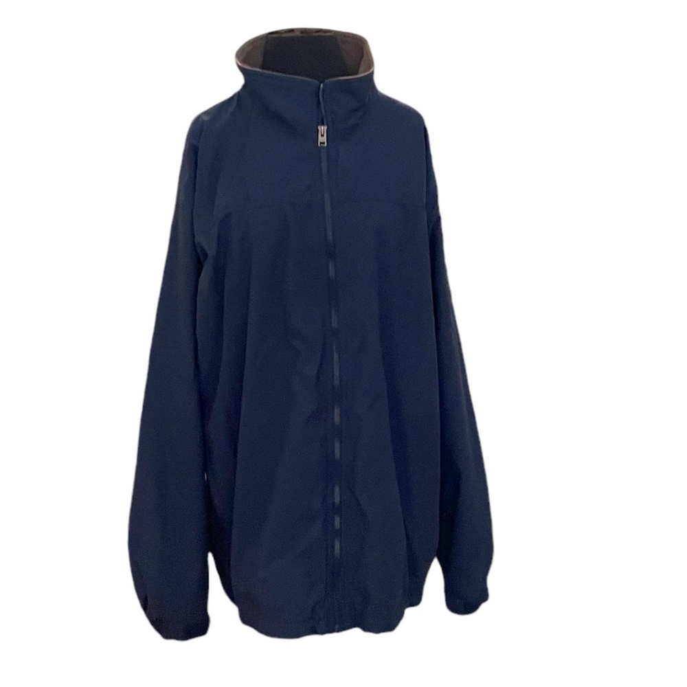 Columbia Fleece Adventure Lined Navy Blue All-Weather Men's Jacket,‎ Size XXL
